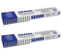 SEMIN Bandes de Vis TTPC 3,5 x 45 mm - 1000 pcs (20 Bandes de 50) - Auto-Perceuses Double Filetage - Compatible Visseuses Automatiques - Acier Phosphaté (Lot de 2)