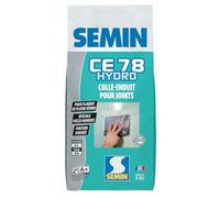 SEMIN CE 78 Hydro 5 kg - Enduit à Joint Hydrofuge pour Plaques de Plâtre BA13 Hydro - Spécial Salle de Bain & Pièces Humides - Finition Professionnelle - Fabriqué en France