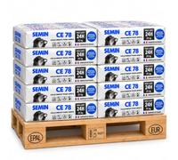 SEMIN CE 78 Lent 24H - Lot Chantier 10 Sacs de 25 kg - Enduit pour Joints de Plaques de Plâtre - Application Manuelle ou Mécanique - Finition Professionnelle - Intérieu