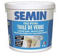 Semin - Colle en Pâte pour Toiles de Verre - Prête à l'Emploi - Seau de 10 kg