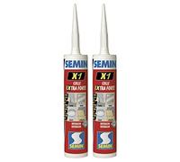 Semin - Colle Haute Performance - Tout Collage et Tous Matériaux - Intérieur/Extérieur - Cartouche de 290 ml (Lot de 2)