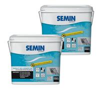 Semin - Enduit de Lissage pour Finition des Murs - Intérieur - Seau de 10 kg (Lot 2)
