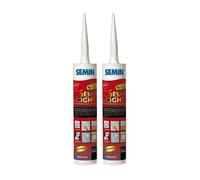 Semin - Enduit de Rebouchage Allégé - Sem-Light - Trous et Fissures Importants - Intérieur - Cartouche 310 ml (Lot de 2)