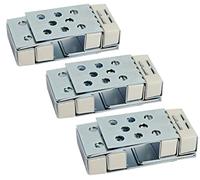 SEMIN - Kit Trappe Magnétique Carrelage Salle de Bain - Accès Baignoire Invisible - 3 x (4 Pattes Aimantées + 4 Plaques Magnétiques) - Trappe de Visite Carrelée - Toutes Dimensions- Pour 3 Trappes.