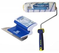 Semin - Lame CE 78 pour Enduire et Lisser - 15 cm et Semin - Rouleau pour Application d'Enduit ou de Peinture - 23 cm