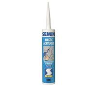 SEMIN Mastic Acrylique Blanc - Reprise de Fissures et Réalisation de Joints - Intérieur/Extérieur - Bois, Béton, PVC, Aluminium Anodisé - Cartouche 310 ml