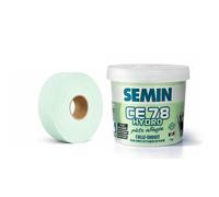 SEMIN Pack Hydro plaques de plâtre - Enduit CE 78 Hydro Pot de 5kg + Bande à Joint Hydro 30 m - Spécial pièces Humides - 10 m²