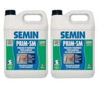 Semin Primaire d'Adhérence pour Enduit de Lissage Prim SM - Intérieur/Extérieur - Bidon 5 L (lot de 2)