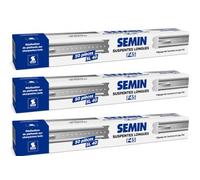 SEMIN Suspentes Longues F45 400 mm -3 Boîtes de 50 - Acier Galvanisé Haute Résistance - Fixation Plafond Suspendu & Faux Plafond - Compatible Fourrures F45/F47 - Pose Rapide