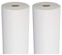 Semin - Toile de Verre pour Murs et Plafonds - Motif Crépi - Rouleau de 50 x 1 m (Lot de 2, 100 Mètres)