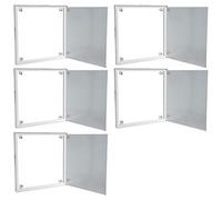 Semin Trappe de Visite à Carreler - 300 mm x 300 mm - Accès sous Baignoire et Pièces Humides (Lot de 5)