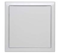 Semin A03618 Trappe de Visite Métallique Laquée Blanche 300 mm x 300 mm pour l'Accès aux Gaines Techniques et Conduites