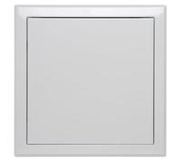 Semin Trappe de Visite Acier - Laquée Blanche 600 x 600 mm - Plaque de Plâtre, Mur et Plafond - Ouverture Pousser & Relâcher