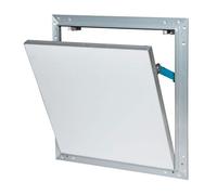 SEMIN Trappe de Visite Alu HQ Hydro 500 x 500 mm - Trappe Invisible Isolée pour VMC et Gaines Techniques - Étanche Air et Poussière - Ouverture Pousser/Lâcher - Mur et Plafond