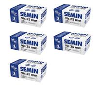 Semin - Vis Auto Perceuse 25 mm - Fixation des Plaques de Plâtre sur l'Ossature - Intérieur - Boîte de 1000 Pièces (Lot de 5000)