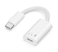 Seminer Adaptateur Lightning vers USB C Support Audio Line Control pour iPhone 16/15 Pro Max Plus, iPad Air/Pro/Mini, Pas pour la Charge/Le Transfert de Données