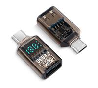 Seminer Adaptateur USB vers USB C (2 Packs), Convertisseur USB Type C Mâle vers USB A 3.2 Femelle, Adaptateur Thunderbolt 3 vers USB Femelle OTG pour MacBook, Samsung et Autres Appareils Type-C