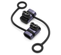 Seminer Adaptateurs de Chargeur de Montre (2 Pack), Type C Femelle vers Connecteur de Chargement Mâle Compatible avec Garmin Fenix 7/7S/7X/6/6X/6S et Plus-Violet