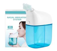 SEMIOEN Système d'irrigation nasale, machine de rinçage nasal, machine de rinçage des sinus, machine de nettoyage des sinus avec réservoir d'eau et réservoir de collecte des déchets - Nettoyeur de nez
