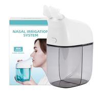SEMIOEN Système d'irrigation nasale, machine de rinçage nasal, machine de rinçage des sinus, machine de nettoyage des sinus avec réservoir d'eau et réservoir de collecte des déchets - Nettoyeur de nez