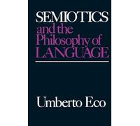 Semiotics and the Philosophy of Language