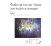 Semiotique de la musique classique Comment mozart brahms et wagner nous parlent - Eero Tarasti - Publication Universite Provence - broché - Essai
