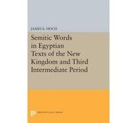 Semitic Words In Egyptian Texts Of The New Kingdom And Third Intermediate Period