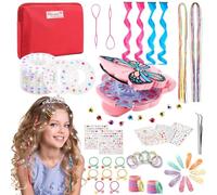 SEMKOTREE Machine à Strass pour Cheveux avec 630 Gemmes et Extension, Hair Bedazzler, Bijoux Paillettes Diamond Styler Kit, Cadeau Fille 6 Ans