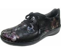 Semler Birgitt B6125-001Chaussures à lacets, Femme, Noir, Cuir Flores, NEUF - Chaussures à lacets confortables pour femmes, Noir, cuir (flores), hauteur de talon : 25 mm