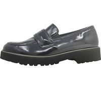 Semler Elena Knautsch-Lack Chaussures basses femme Slipper Noir Loisirs, Taille:EUR 40 | UK 6.5