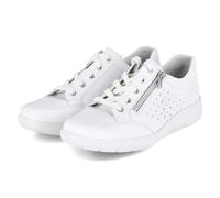 Semler G4165208/101 SP Chaussures basses orthopédiques à lacets en cuir lisse pour femme Blanc, Blanc., 43 EU