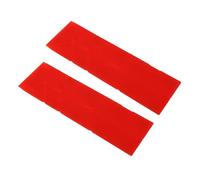 Semme 2 Cuillères à Mesurer Plates Polygones, Gadget de Cuisine Magnétique Pliable en Silicone pour la Cuisson, avec Rangement Facile et Lavable au Lave-vaisselle (Grand Rouge)