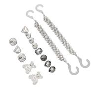Semme Accessoires de Chaussures Bling 15 Pièces Décorations de Trous étincelants Accessoires de Sabot Faciles à Installer pour Femmes Filles Cadeaux d'anniversaire