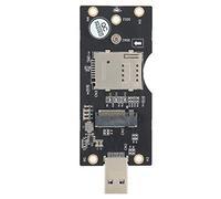 Semme Adaptateur M.2 vers USB 3.0 Riser Card avec Emplacement pour Carte SIM Key B NGFF Adaptateur M.2 vers USB pour Modems 2G/3G/4G Compatible avec Ordinateur de Bureau et Ordinateur Portable