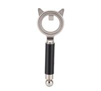 Semme Aimant Circulaire pour Nail Art avec Anneau de 25 Mm et Poignée de 77 Mm pour Débutants et Professionnels, Aimant Sphérique Amovible Crée des Effets de Halo et de Cercle Noir (BLACK)