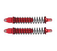 Semme Amortisseurs Haute Performance pour Voitures électriques RC à Xmaxx /5 Baja, Conception en Alliage d'aluminium et d'acier, Absorption des Chocs Améliorée, Paquet de 2 (rouge)