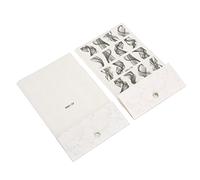 Semme Autocollants pour Ongles Français, Translucides et Imperméables, pour Femmes, avec un Matériau Non Toxique, pour la Maison, le Salon, les Orteils, le Gel D'extension