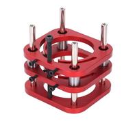 Semme Base de Table de Routeur en Alliage d'aluminium, Système de Levage à Manivelle Compatible avec les Machines à Découper et à Découper de Diamètre de Moteur de 64 à 66 Mm, Serrage à 4 Griffes