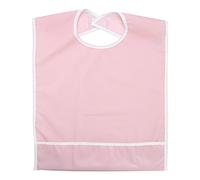 Semme Bavoirs et bavoirs imperméables pour adultes Repas pour personnes âgées Sabberlatz Pour adultes âgés ou handicapés(Rose)