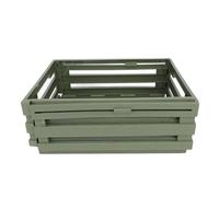Semme Boîte de Rangement Rétractable, Conteneur Empilable en PP, Conception Extensible de 30,5 à 51,5 Cm avec un Matériau Robuste et Résistant à L'usure pour Chambre à Coucher, Bureau, (GREEN)