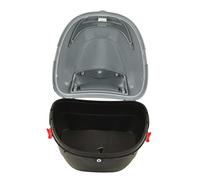 Semme Boîte Supérieure Arrière de Moto, Mallette de Rangement Arrière Verrouillable pour la Plupart des Motos (Black)