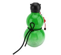 Semme Bouteille de Gourde PC 800ml, Bouteille de Sport Portable au Design Chinois Rétro avec Sangle pour Hommes et Femmes (GREEN)