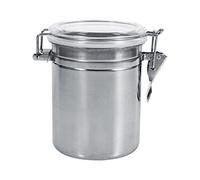 Semme Bouteille de Récipient de Stockage de Nourriture de Cuisine en Acier Inoxydable pour Grains de café de thé au Sucre - Solution de Stockage de Couvercle Transparent - 4 Tailles Disponibles