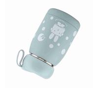 Semme Bouteille de Tasse à Vide en Acier Inoxydable à Motif Mignon-bouteille Résistante aux Portables pour l'école de Bureau de Voyage et le Pique-nique (BLUE)