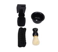 Semme Brosse à Raser 4 en 1, Kit de Rasage, Bol, Support, éponge, Rasage | Bloc de Rasage Est un Beau Cadeau pour Papa, Mari, , Idéal pour la Fête des Pères, Anniversaire et Rasage Quotidien