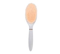 Semme Brosse à Récurer les Pieds de Douche, Tête Incurvée Portable avec Poignée Surélevée pour un Nettoyage en Profondeur dans la Salle de Bain, Fabriquée en Matériau ABS et PA de (WHITE)