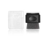 Semme Brosse de Lavage Manuelle du Visage, Brosse Douce et en Silicone à Double Tête pour un Nettoyage en Profondeur, Taille de Voyage Portable pour les Peaux Sensibles (BLACK)