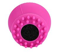 Semme Brosse Nettoyante pour le Visage en Silicone, Outil Exfoliant Doux pour le Démaquillage, Contrôle de l'huile, Soins de la Peau, Design Convivial pour les Voyages (Rose rouge)