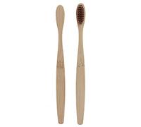 Semme Brosses à Dents en Bambou, Douces pour les Gencives Sensibles avec Poignée Parfaite, Brosse à Dents Durable pour Adultes et Enfants (4)
