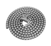 Semme Câble de Tube en Spirale Flexible, Solution de Gestion de Fil Réutilisable, Protecteur de Cordon zippé, Idéal pour Une Utilisation à Domicile et au Bureau, Longueur de 0,5 M, Largeur de 28 Mm